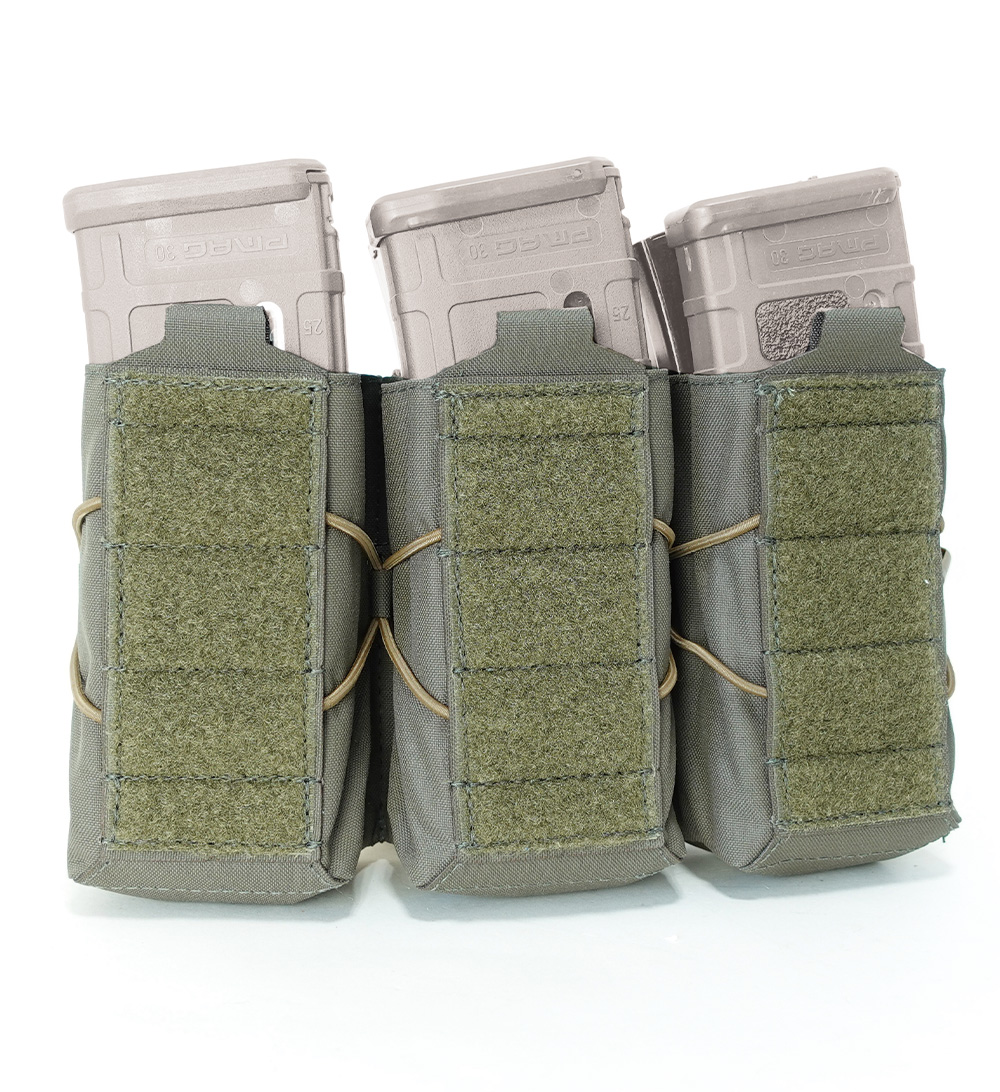 4d.t.g. 2Mag Utility Pouch( 500mlボトル/2弾倉用ポーチ ) 3連-本体　height=